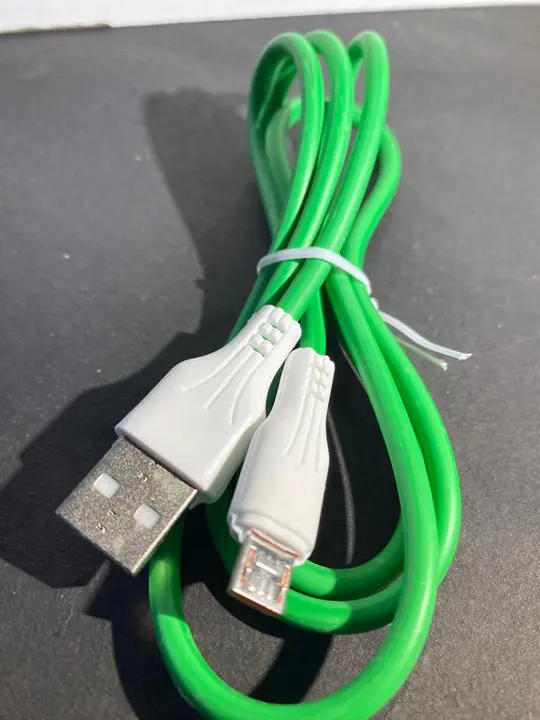 Green data cable fast charger  uploaded by Anamika PVC wire on 6/4/2023