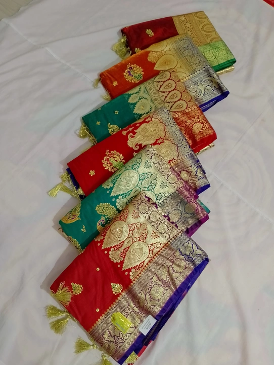Banaras silk sarees  uploaded by business on 6/4/2023