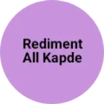 Business logo of Rediment all kapde