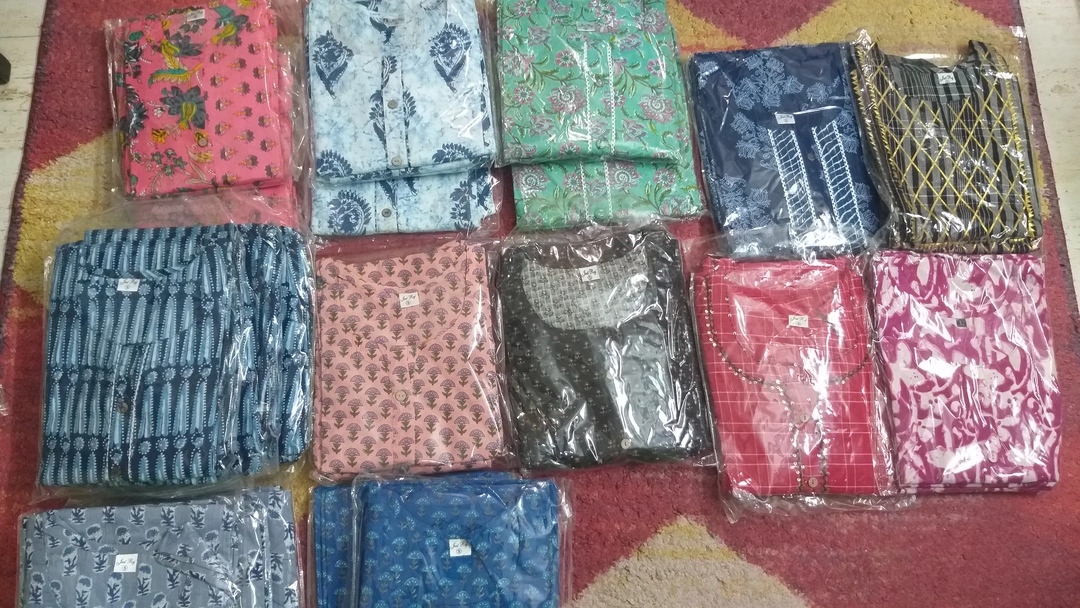 Printed cotton kurti  uploaded by Aayan fashion on 6/4/2023