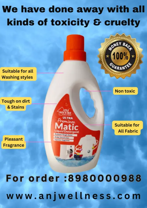 Secure  Ultra Premium Liquid Detergent uploaded by business on 6/4/2023