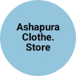 Business logo of Ashapura clothe. Store