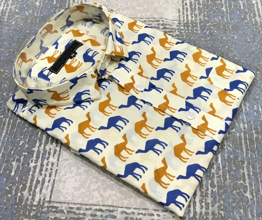 Animal Printed Half Sleeves Shirts / Cod Available / / Starting Range uploaded by Hindustan Trading Company on 6/4/2023