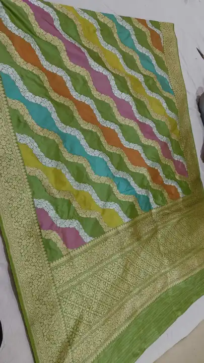 Banarasi silk rankat saree uploaded by business on 6/4/2023