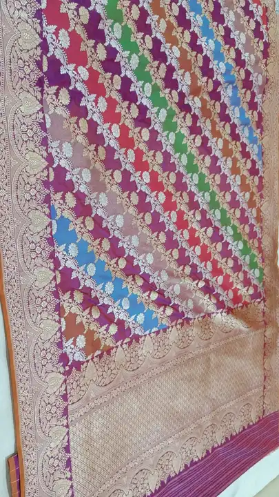 Banarsi rankat silk saree uploaded by M. R textiles on 6/4/2023