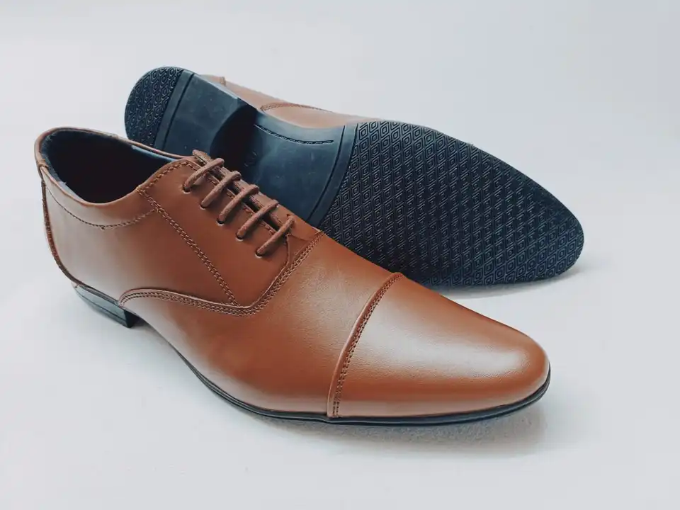 Genuine Leather Men's Formal Toe Cap Pointed Lace Up Shoes  uploaded by Stepscart Geniune Leathers Goods Products on 6/4/2023
