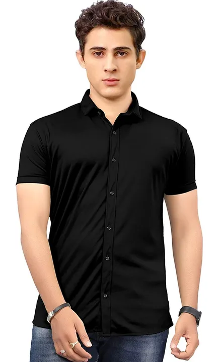 Half sleeve Lycra plen shirt  uploaded by Kpadiya shop on 6/4/2023