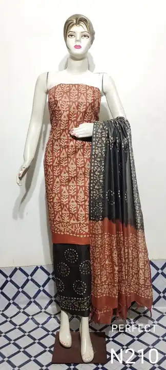 Khadi silk dress material  uploaded by SILK TEXTILES BHAGALPUR on 6/4/2023