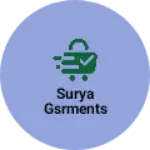 Business logo of Surya gsrments