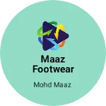 Business logo of Maaz footwear
