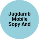Business logo of Jagdamb Mobile Sopy And Electric