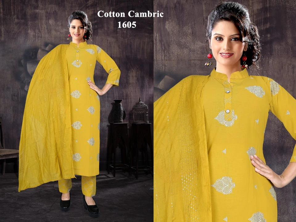 Cotton cambric pure 3pcs  uploaded by K Kushal Kumar on 6/4/2023