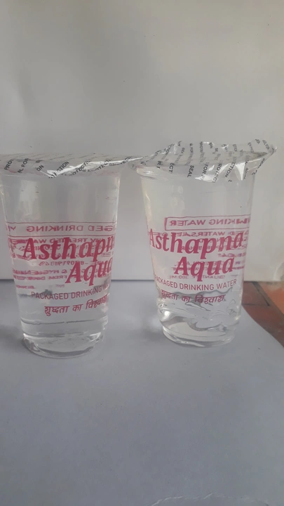 disposel glass drinking water uploaded by Asthapna Aqua on 6/4/2023