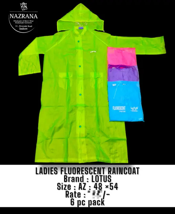 Ladies Long Fluorescent Rainsuit uploaded by NAZRANA on 6/4/2023