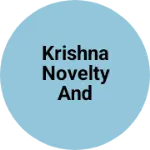 Business logo of Krishna novelty and footwear