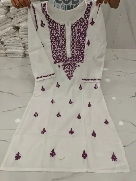 *The Lucknoweez*

*New Stock*

*🤩 Cotton Chikankari Handwork Kurti  🤩* 


🎽 Fabric - Cotton

📏 S uploaded by Fashion Textile  on 6/4/2023