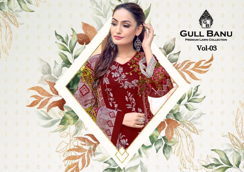 Gull banu vol 3 by Gul ahmed uploaded by Ladies fashion on 6/4/2023
