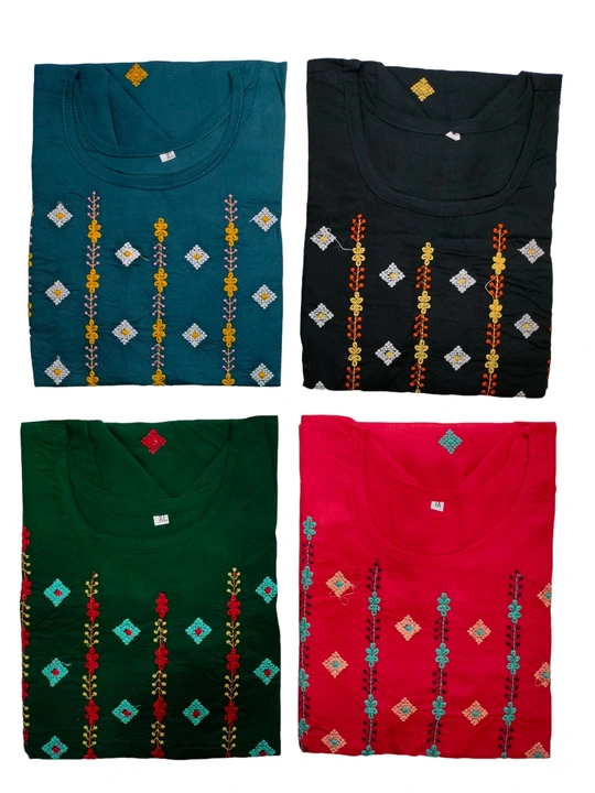 Vida Rayon Embroidered Kurta (5955) uploaded by Latitude Retail Private Limited on 6/4/2023