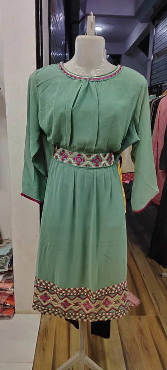 Georgette kurti uploaded by business on 6/4/2023