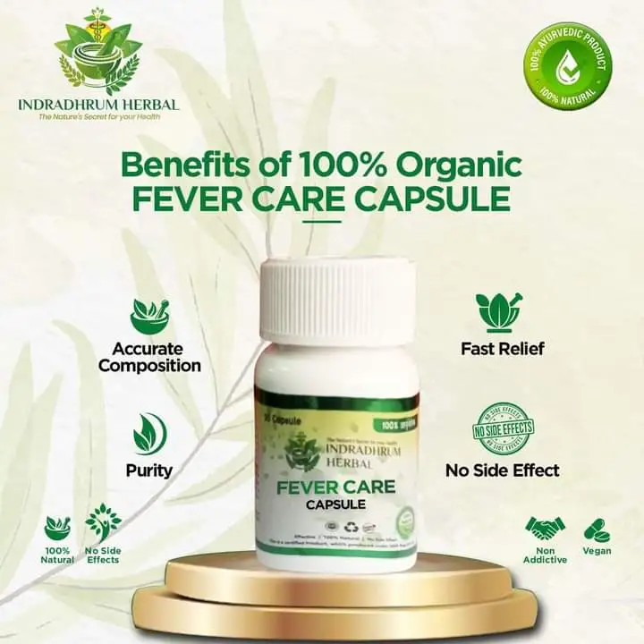 Fever care capsule  uploaded by INDRADHRUM HERBAL on 6/4/2023