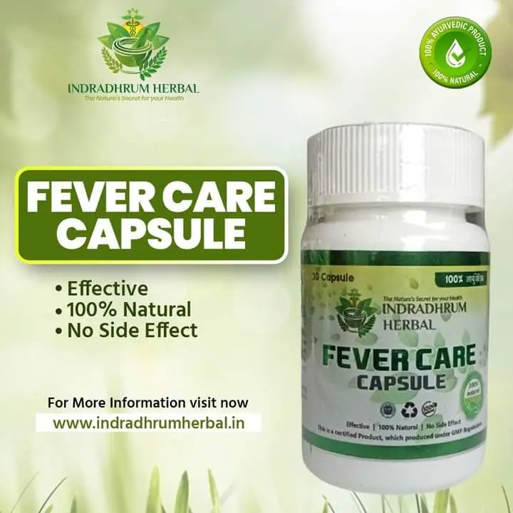 Fever care capsule  uploaded by INDRADHRUM HERBAL on 6/4/2023