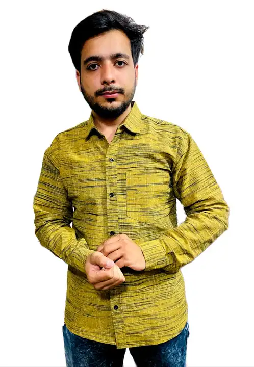 Khadi shirts full sleevs uploaded by Tarbooj & sons on 6/4/2023