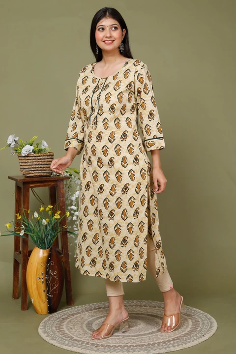 Cotton Kurti uploaded by Bhagwati textile on 6/4/2023
