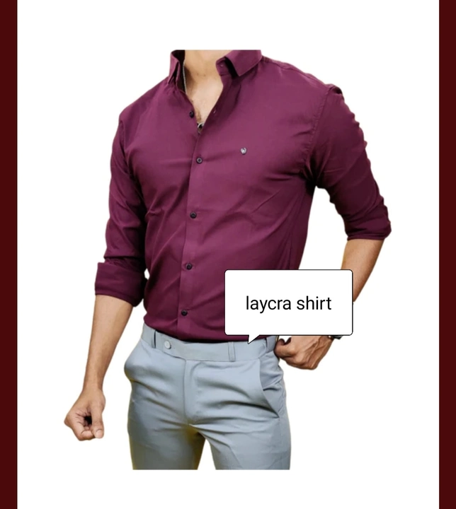 Laycra  shirt casula uploaded by Himanshu cloths on 6/4/2023