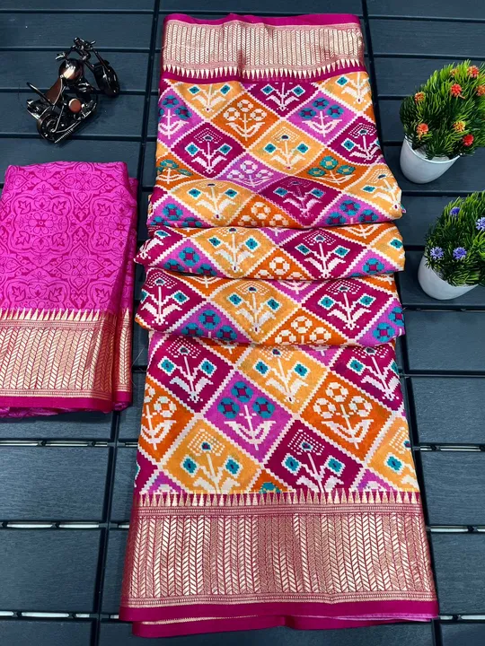 Binny crepe silk saree uploaded by VARDHAK COLLECTION  on 6/4/2023