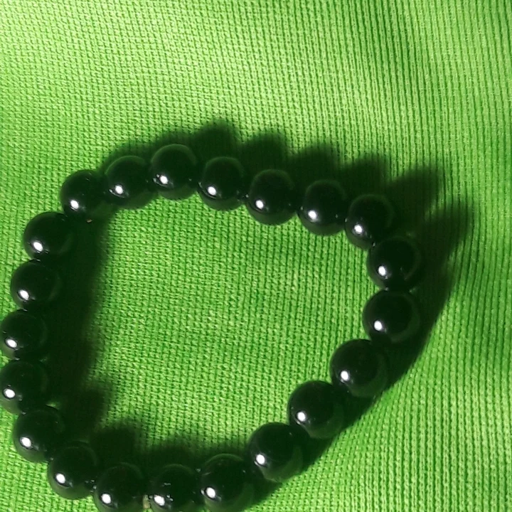 Black tourmaline Bracelet  uploaded by TS gems on 6/4/2023