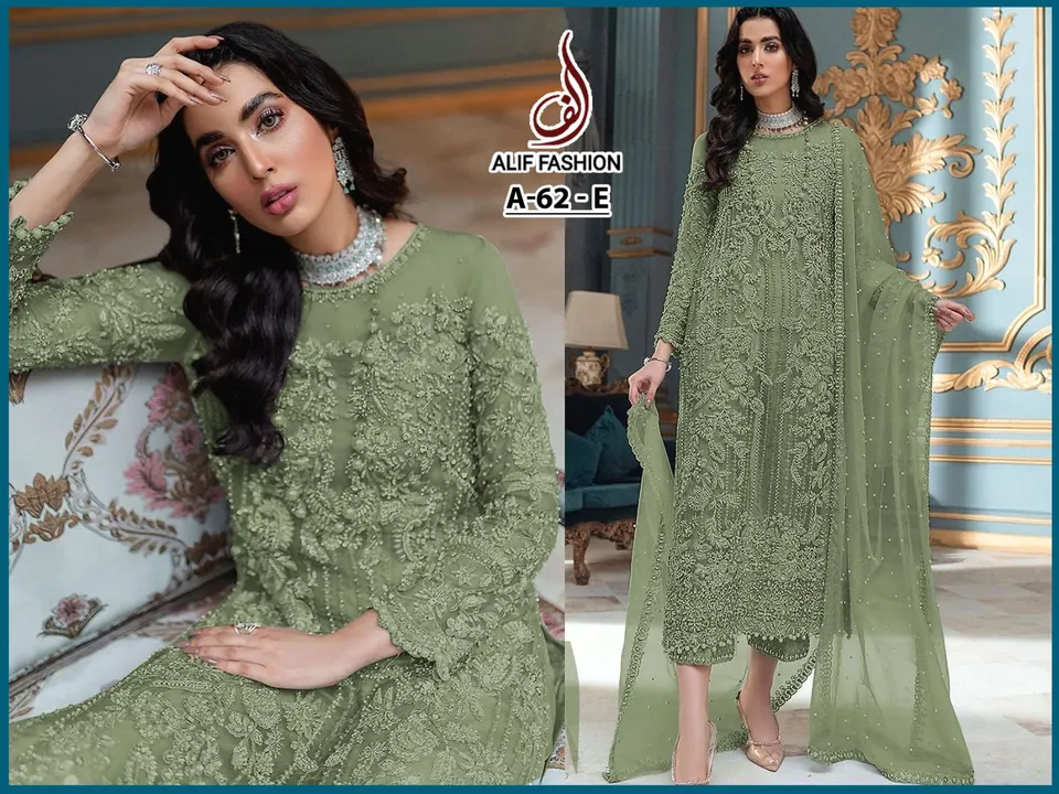 ALIF FASHION* hitting market again with exclusively trending series of pakistani catlogs uploaded by Fatema Fashion on 6/4/2023
