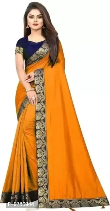 Lace Work Art Silk Sarees with Blouse uploaded by Shreeji New Fashion on 6/4/2023