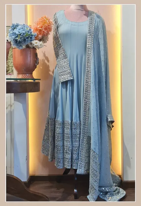 New Launching Designer Party Wear Beautiful Look Fancy Gown HK&1532 uploaded by Fatema Fashion on 6/4/2023