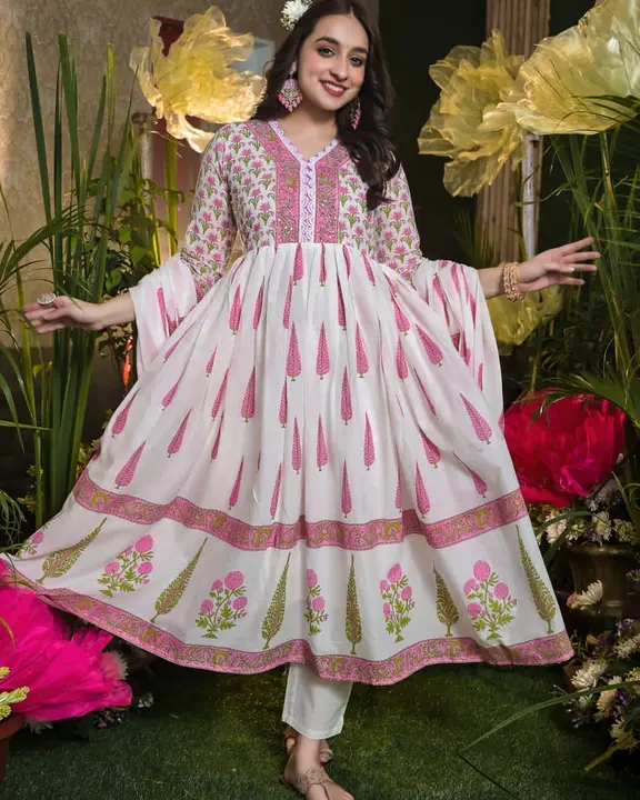 *NEW Launching *

👗 *Beautiful cotton   Fabric Anarkali suit cotton  uploaded by JFP Jaipur on 6/4/2023