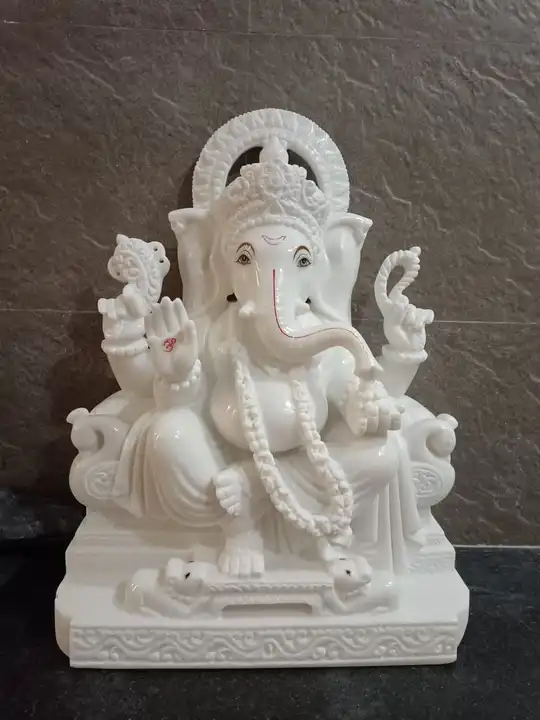 #Marbal Ganesh ji moorti # uploaded by Aruna Moorti Art on 6/4/2023