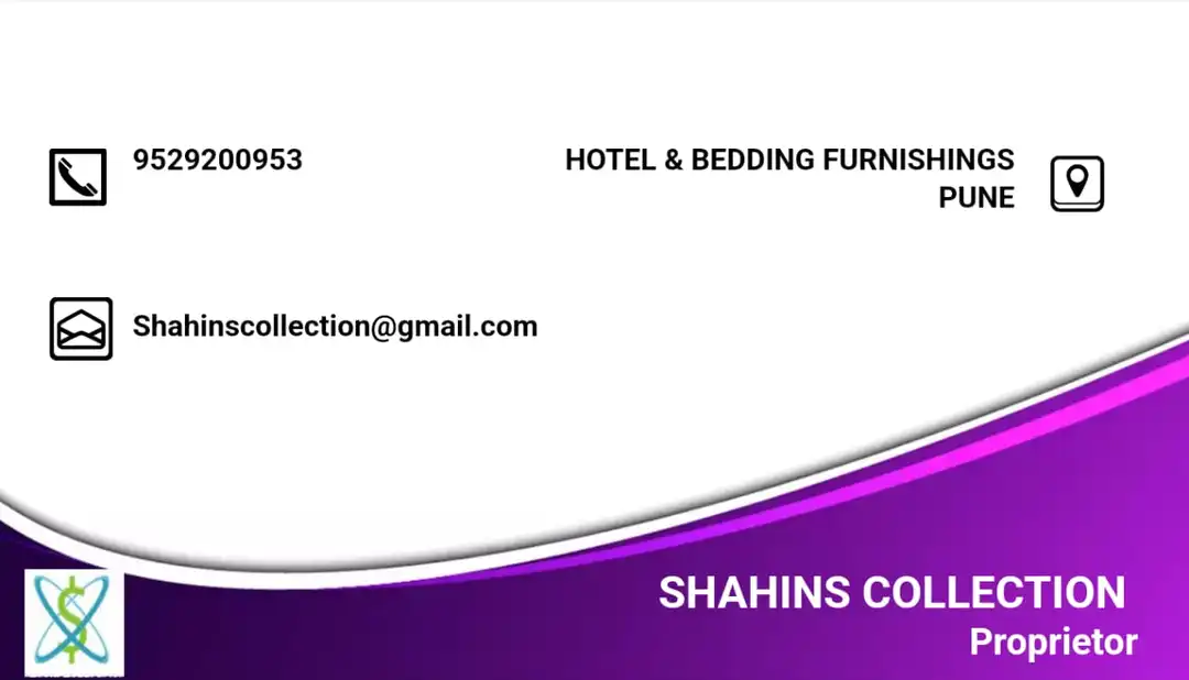 Post image SHAHINS COLLECTION PUNE 
STARTED NEW VENTURE IN HOTEL &amp; 
BEDDINGS FURNISHINGS.
ALLPRODUCTS RELATED TO HOTELS WE HAVE.