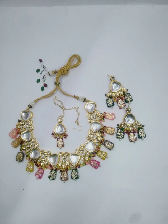 stylish Rajasthani kundan Necklace  uploaded by SHAYA TRADERS on 6/4/2023