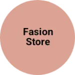 Business logo of Fasion store