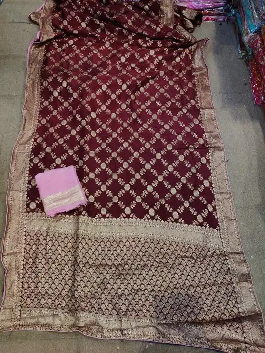 Pure Dola MX Jari fabric uploaded by Deepika Designer Saree on 6/5/2023