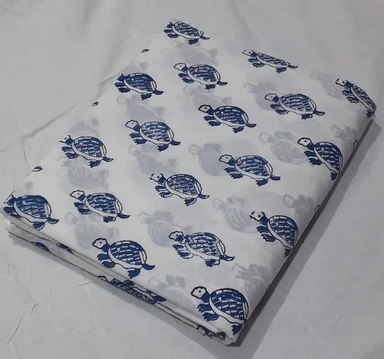 Bagru Hand block printed pure cotton running fabrics. uploaded by The print house  on 6/5/2023