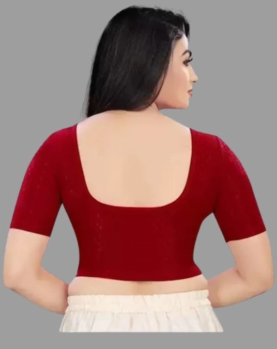 Cotton Paln Blouse for Regular use  uploaded by Glamorous the fashion  on 6/5/2023