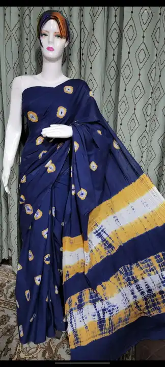 Cotton mulmul saree  uploaded by Krishna collections on 6/5/2023