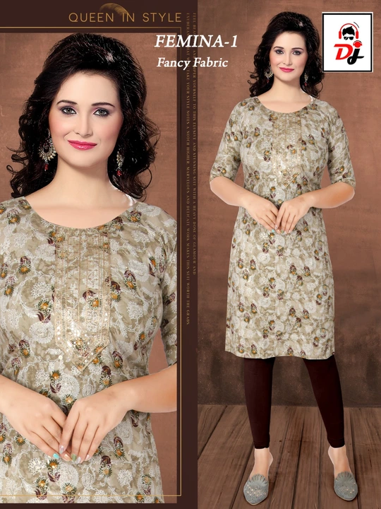 Riyon kurti uploaded by Sanjari Fashion on 6/5/2023