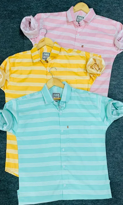 Stripes Cotton Mix Lining Shirts/ Cod Available/ / Starting Range uploaded by Hindustan Trading Company on 6/5/2023