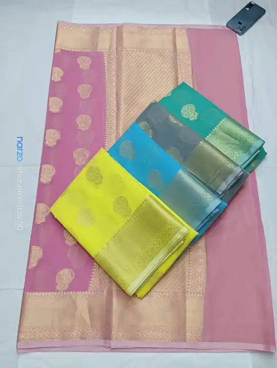 Banarasi cotton zari Buta shoft fancy silk sarees Raning Blause wholesalers and manufacturing sarees uploaded by Arbaz sarees manufacturer  on 6/5/2023