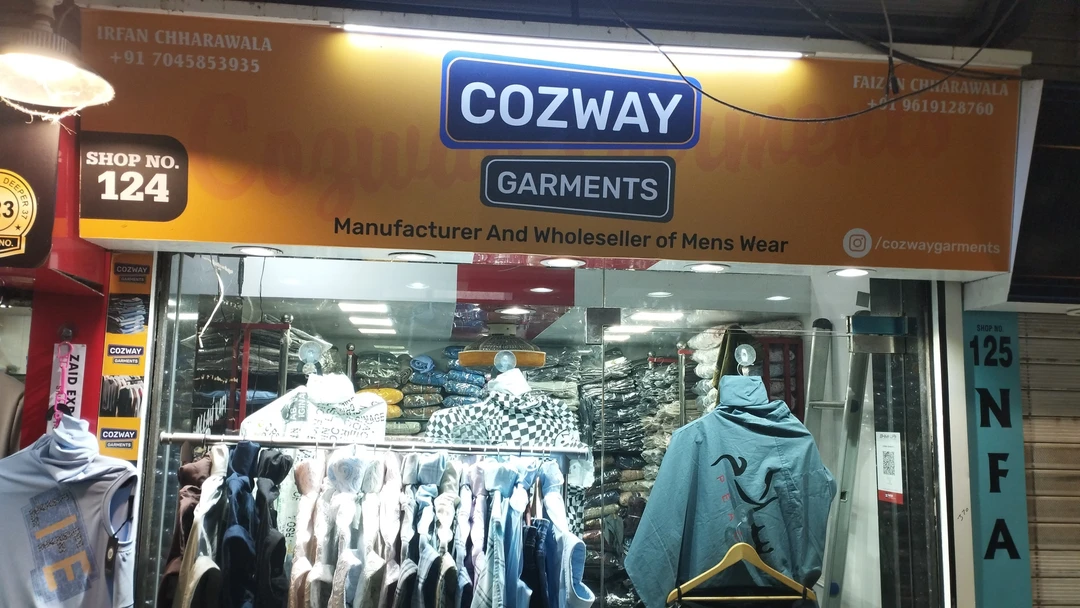 Warehouse Store Images of Cozway garment