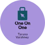 Business logo of One on one