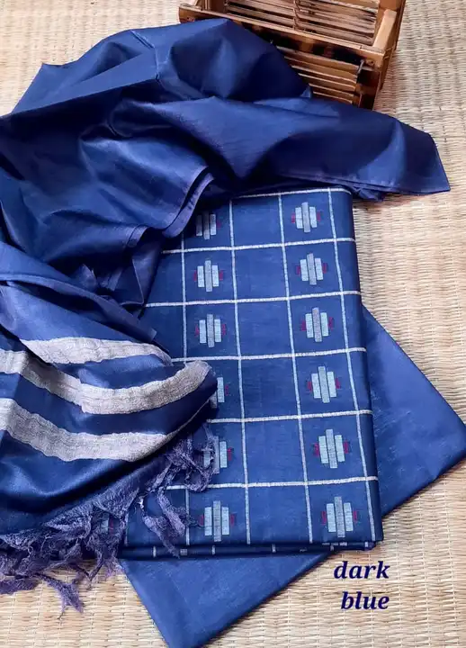 Pure Bhagalpuri Katan Stepal Soft Silk Dress Material  uploaded by Kiran Textile on 6/5/2023
