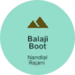 Business logo of Balaji Boot House