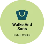 Business logo of WALKE and Sons